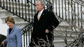 Ameriški predsednik George Bush in njegova Laura bosta Slovenijo obiskala junija
