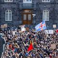 Islandija protest