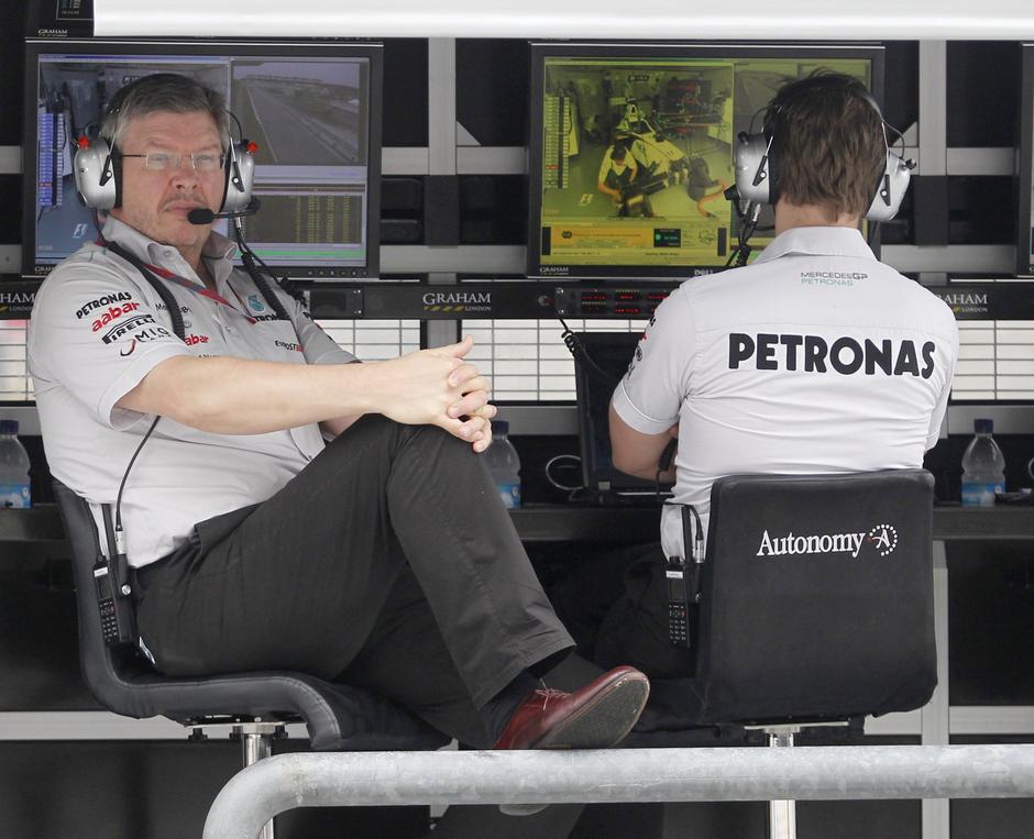 Ross Brawn Mercedes boks | Avtor: Žurnal24 main