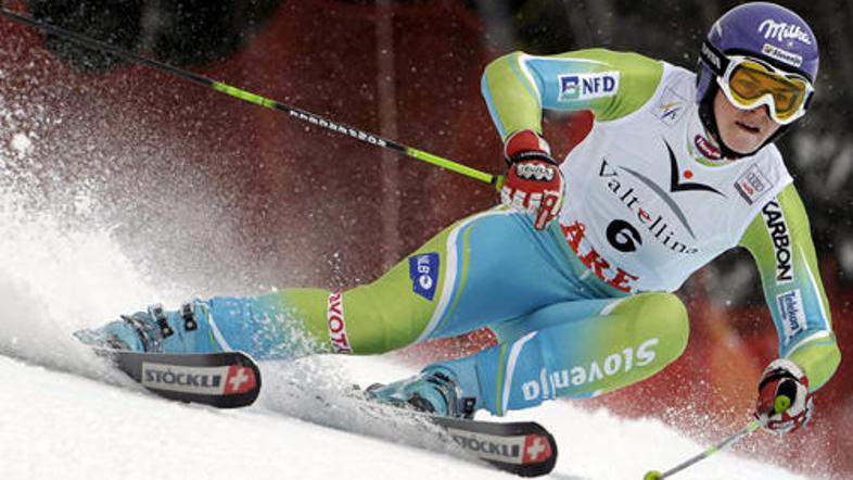 Tina Maze je v tej sezoni spet začela uživati na snegu.