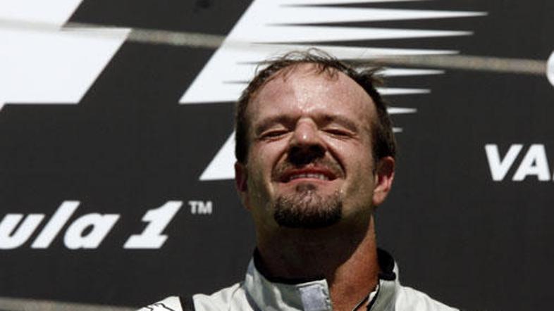 Rubens Barrichello se je veselil svoje prve zmage po petih letih in skupno deset