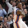 Nate Robinson se je veselil tretje zaporedne zmage New Yorka. (Foto: Reuters)