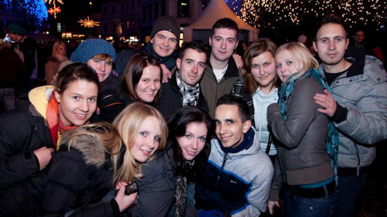 prednovoletni koncert na Prešernovem trgu