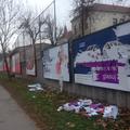 Uničen plakat kampanje ZA
