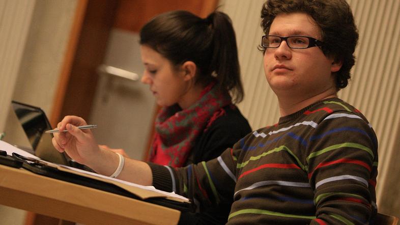 Sejo zbora je vodil Rok Hodej. (Foto: Nik Rovan)