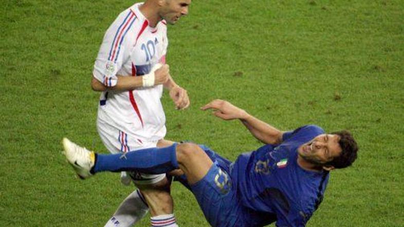Zinedine Zidane si ne bo odpustil trenutka, ko je z glavo v prsi udaril italijan