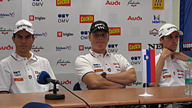 Jernej Damjan, Ari-Pekka Nikkola in Primož Pikl