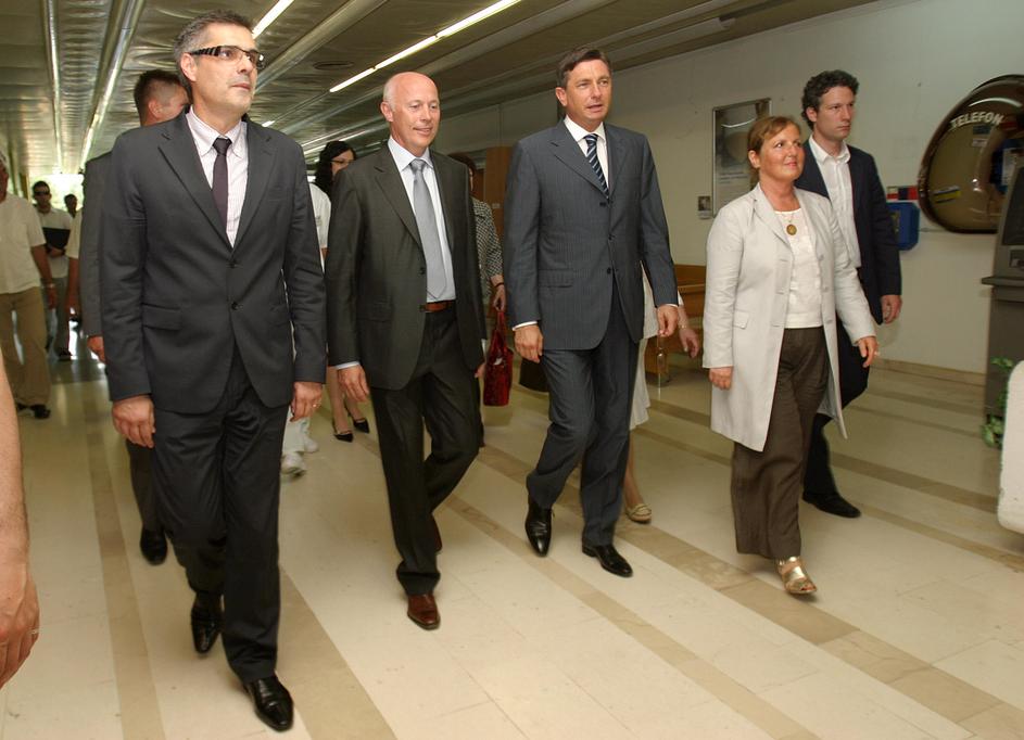 Borut Pahor Izola bolnišnica obisk Dorjan Marušič