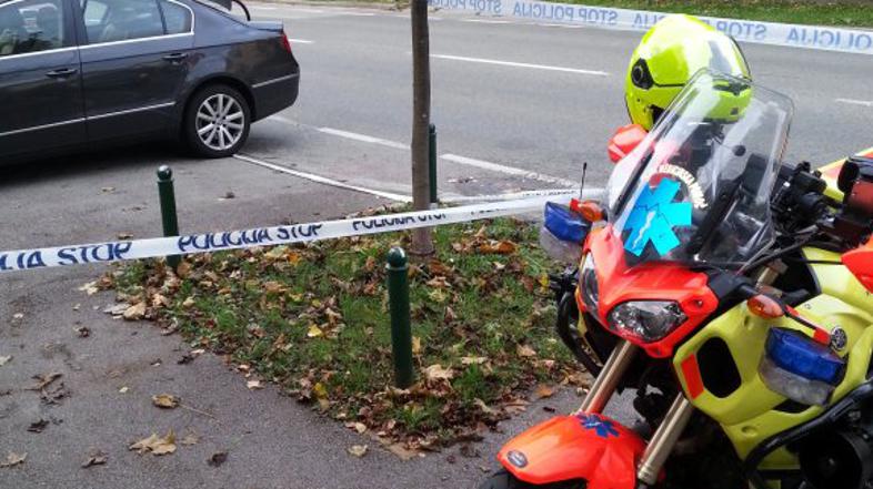 Policija na Groharjevi ulici