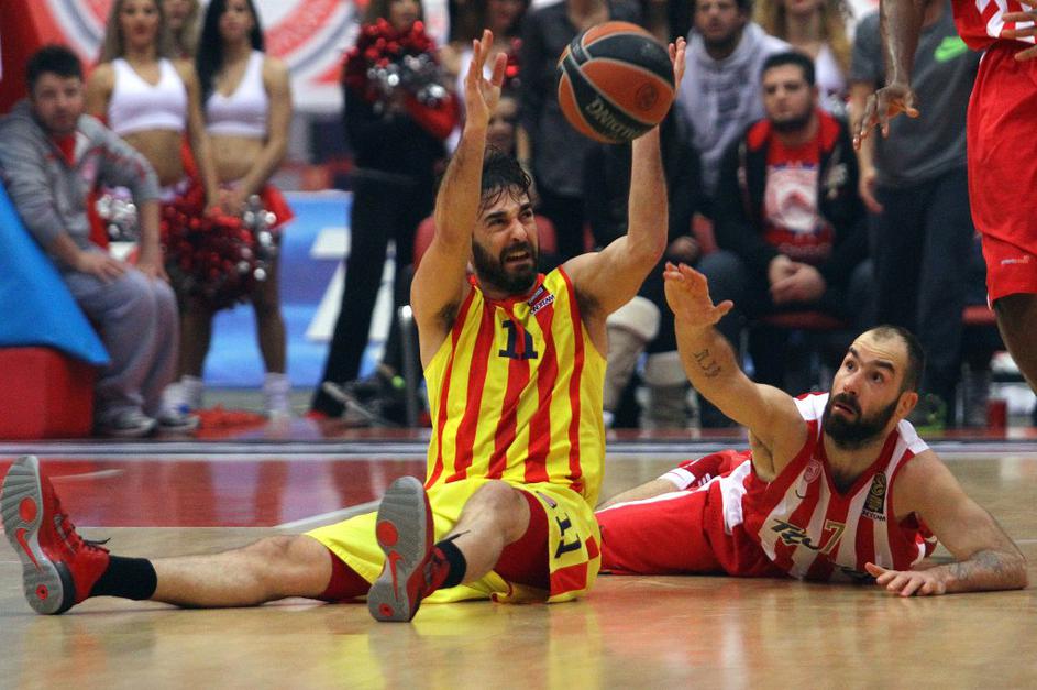 Navarro Spanoulis Olympiacos Barcelona Evroliga