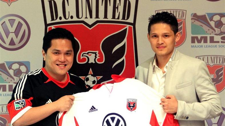 Erick Thohir Alam DC United MLS klub dres Jakarta Džakarta Indonezija
