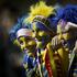 Portugalska Švedska dodatne kvalifikacije navijači Lizbona Švedi lasulja maska