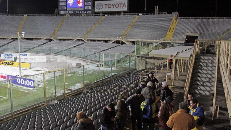 Stadion Artemio Franchi bo srečanje med Fiorentino in Milanom videl, ko bo vreme