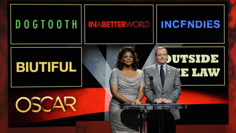 Igralka Mo'Nique in predsednik akademije Tom Sherak sta razglasila letošnje nomi