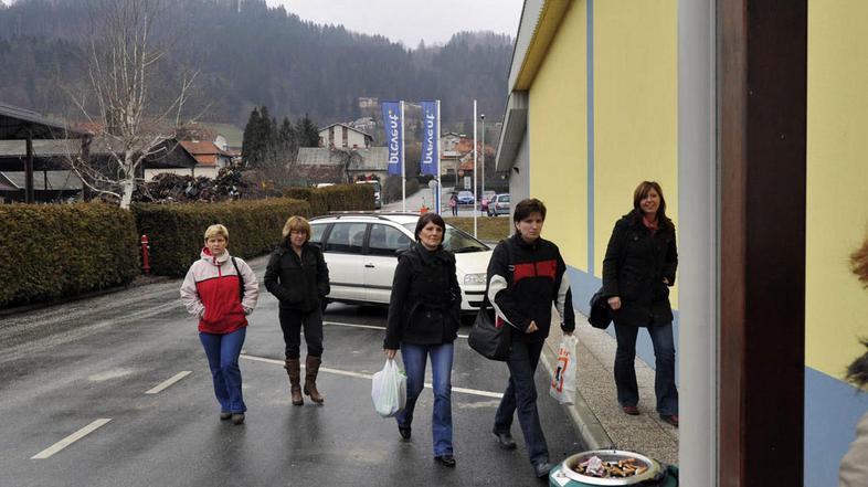 V četrtek popoldne je na delo še zadnjič prišla popoldanska izmena. (Foto: Grego