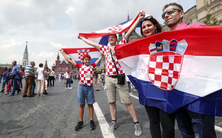 Hrvaški navijači v Moswkvi | Avtor: Epa