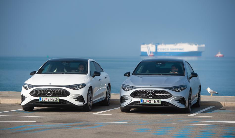 Novi Mercedes CLA v dveh svetovih – elektrika ali bencinski hibrid?