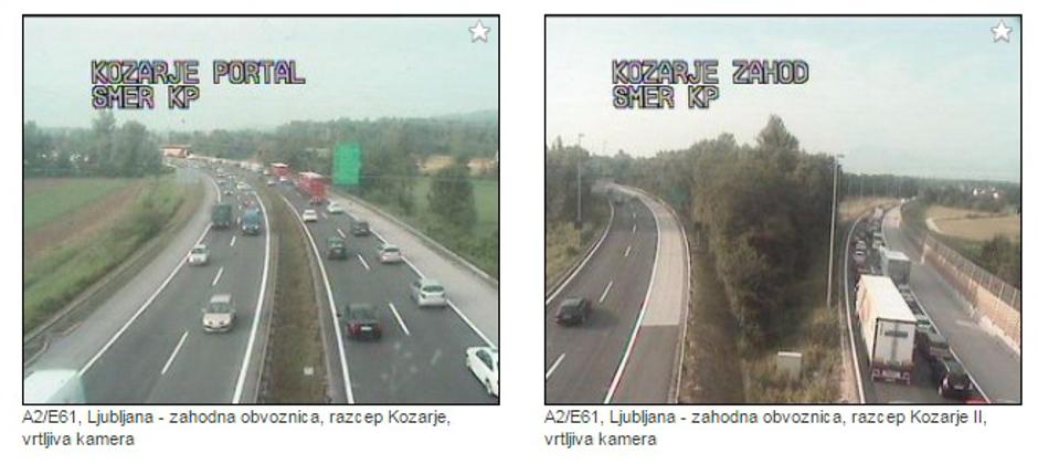 Kozarje | Avtor: PIC (cestna kamera)