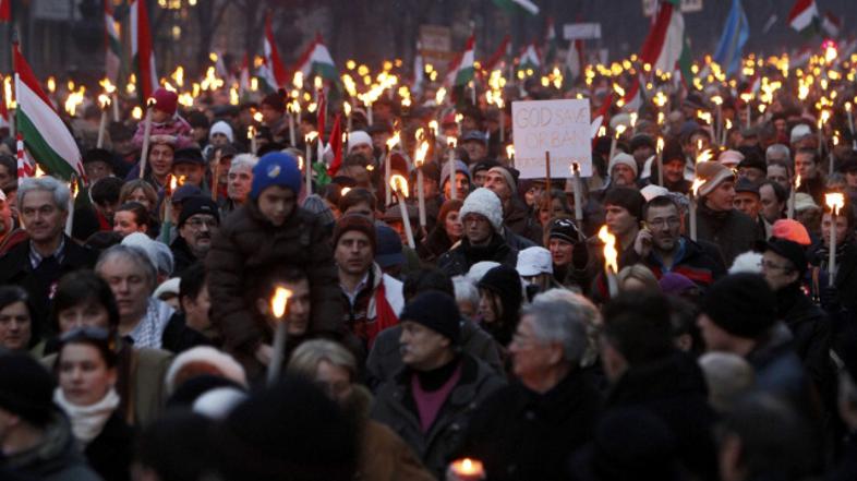 Protest na Madžarskem
