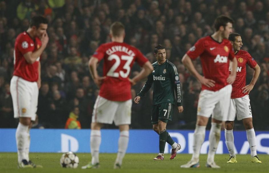 Ronaldo Van Persie Cleverley Manchester United Real Madrid Liga prvakov osmina f