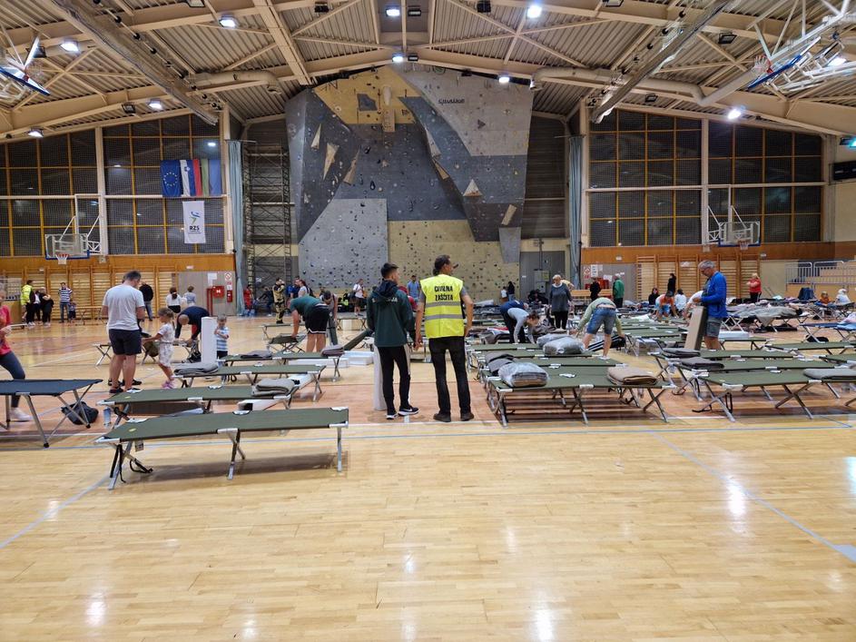 športna dvorana Polaj Trbovlje turisti poplave