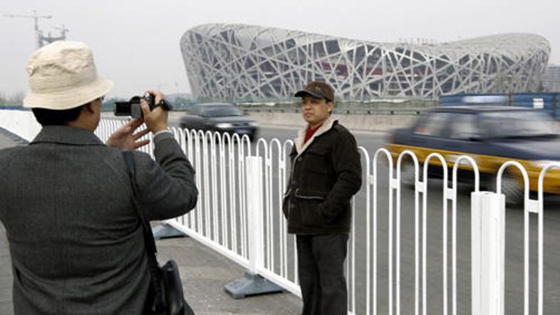 Olimpijski stadion Ptičje gnezdo je postal nova turistična točka Pekinga.