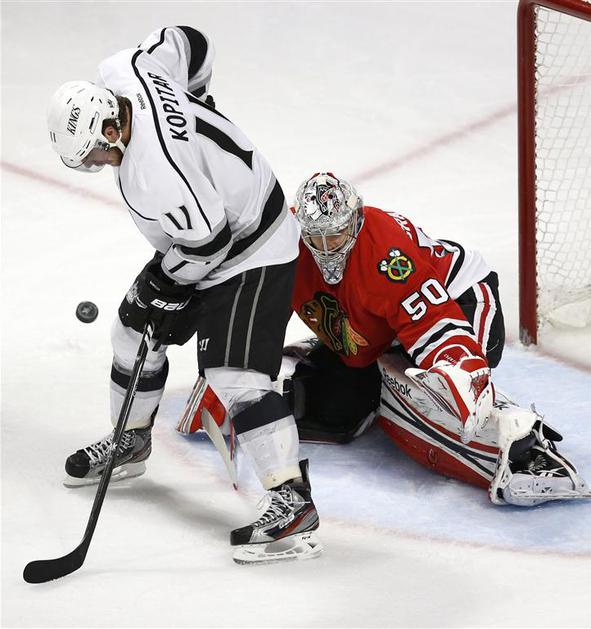Crawford Kopitar Chicago Blackhawks Los Angeles Kings NHL končnica