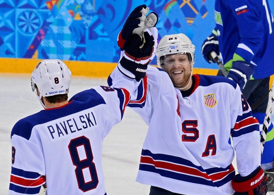 Kessel Pavelski ZDA Slovenija Združene države Amerike dvorana Šajba