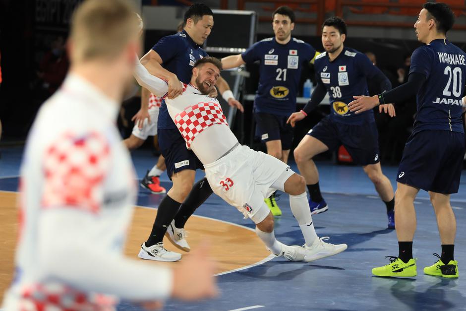 Luka Cindrić Hrvaška Japonska SP v rokometu | Avtor: Epa