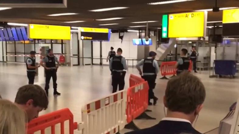 Preplah na letališču Shiphol