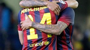 Mascherano Alves Villarreal Barcelona BBVA