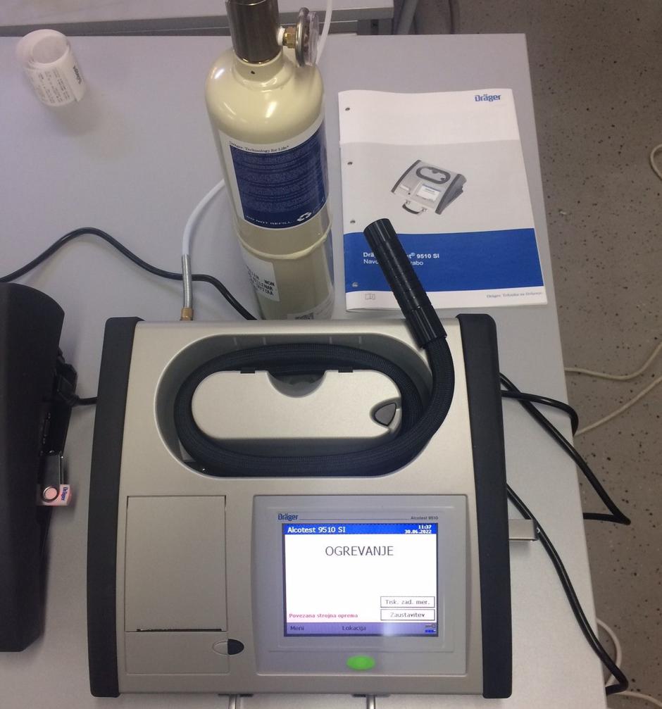 Etilometer | Avtor: Urad za meroslovje