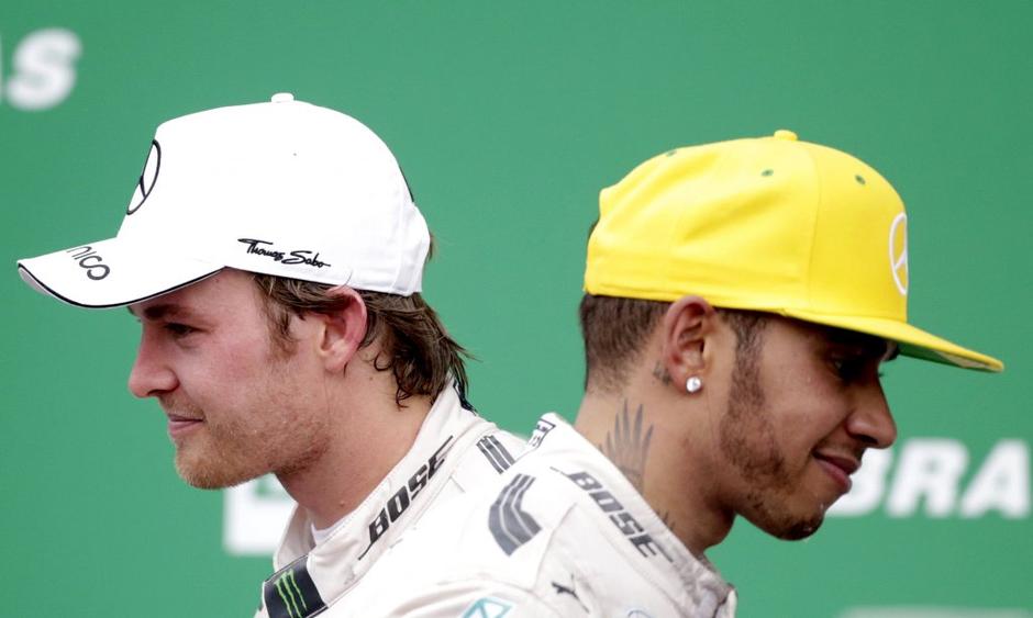 Niko Rosberg in Lewis Hamilton | Avtor: EPA
