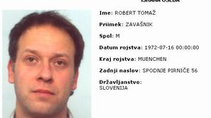 S tiralico iskanega Roberta Tomaža Zavašnika naj bi pred časom opazili v hrvaške