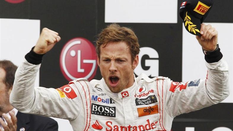 Jenson Button je osvojil VN Kanade