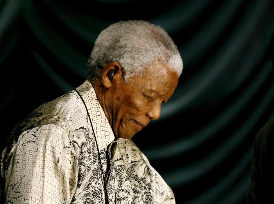 Nelson Mandela se je poslovil pri XY letih. (Foto: Epa)