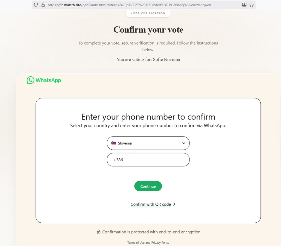 prevara WhatsApp | Avtor: SI-CERT