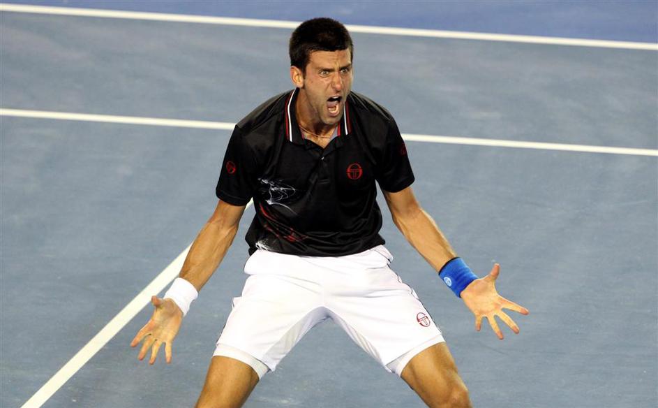 Djoković Đoković Nadal finale OP Avstralije Melbourne