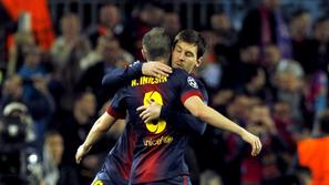 Iniesta Messi Barcelona PSG Paris Saint-Germain Liga prvakov četrtfinale
