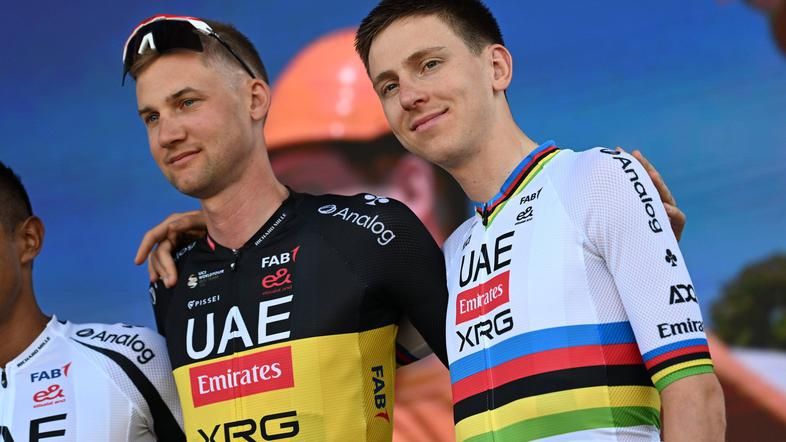 Tim Wellens in Tadej Pogačar