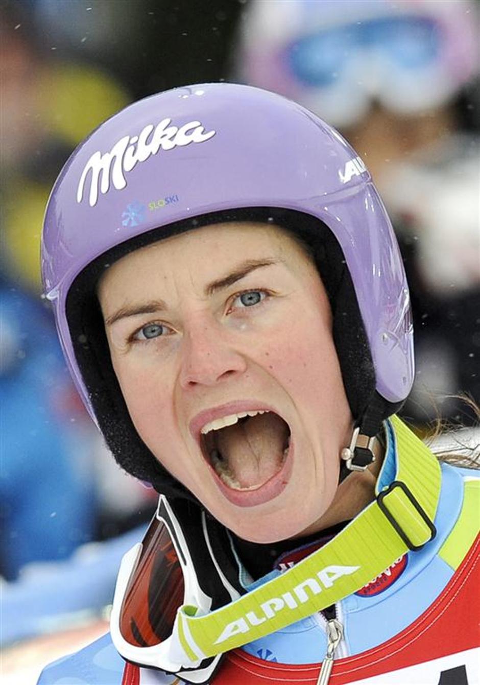 Maze Semmering veleslalom svetovni pokal alpsko smučanje cilj veselje krik | Avtor: EPA