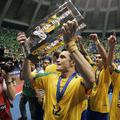 Brazilci so se veselili naslova pred 10.000 fanatičnimi navijači.