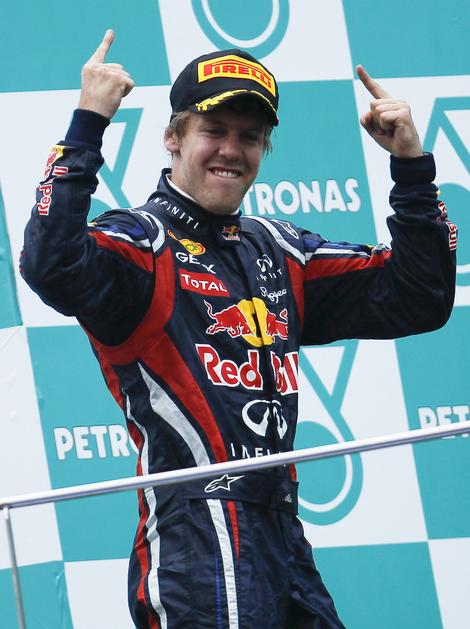 Sebastian Vettel zmaga Sepang 2011 Malezija Red Bull