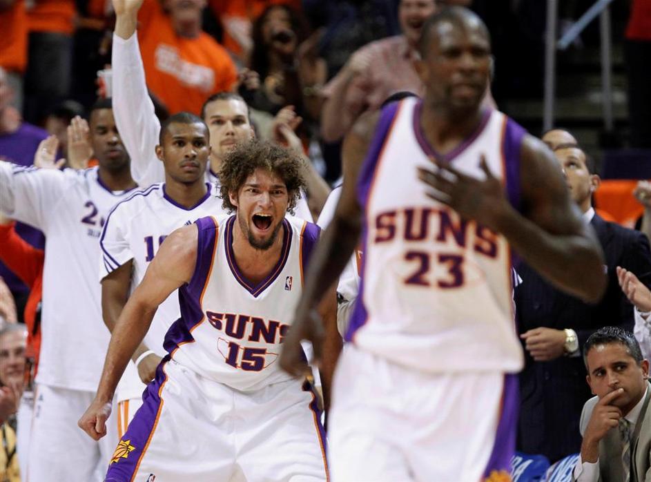 NBA finale Zahod tretja tekma Suns Lakers Lopez
