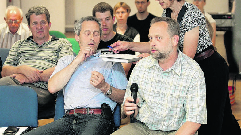 Jože Čad v možnosti razlastitve vidi neposredno grožnjo: če ne boš priden … (Fot