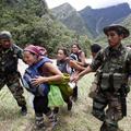 turisti Machu Picchu reševanje