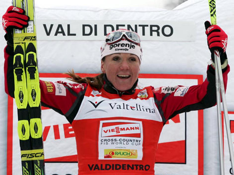 Petra je zmago dosegla v težkih pogojih.