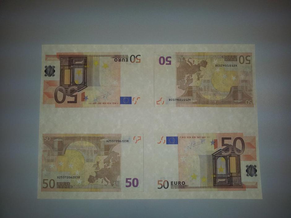 Ponarejen bankovec | Avtor: Policija