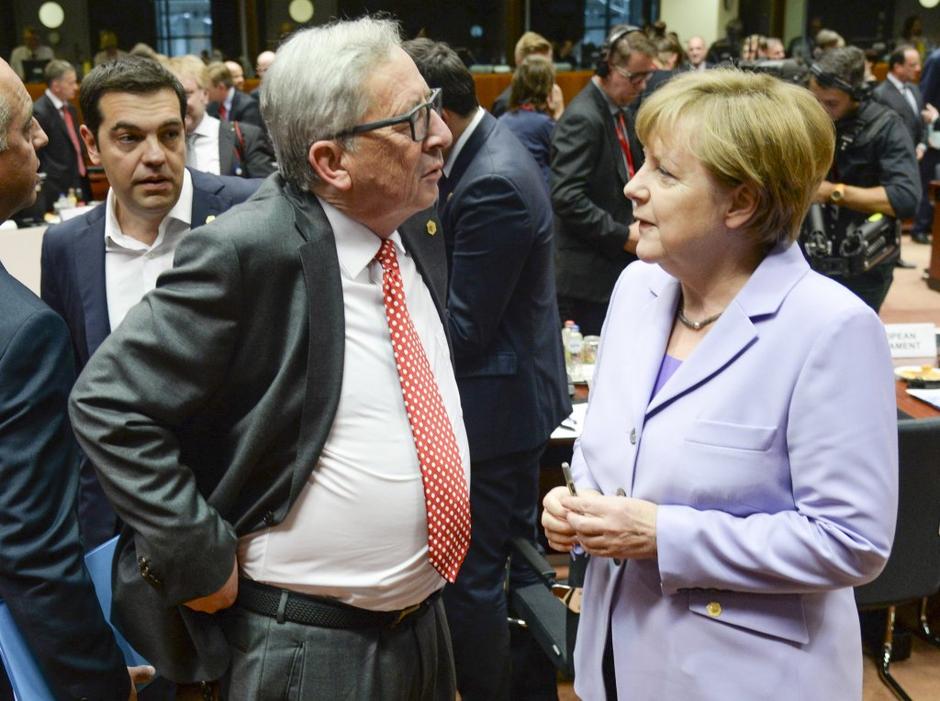 Juncker, Merkel | Avtor: EPA