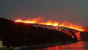 Krčki most most na Krk bakle Armada Rijeka